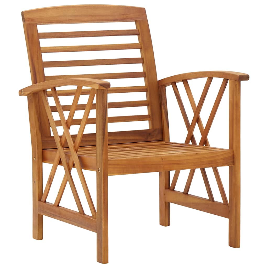 Set Divani da Giardino 5 pz in Massello di Acacia