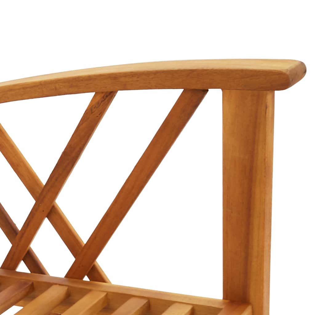 Set Divani da Giardino 5 pz in Massello di Acacia