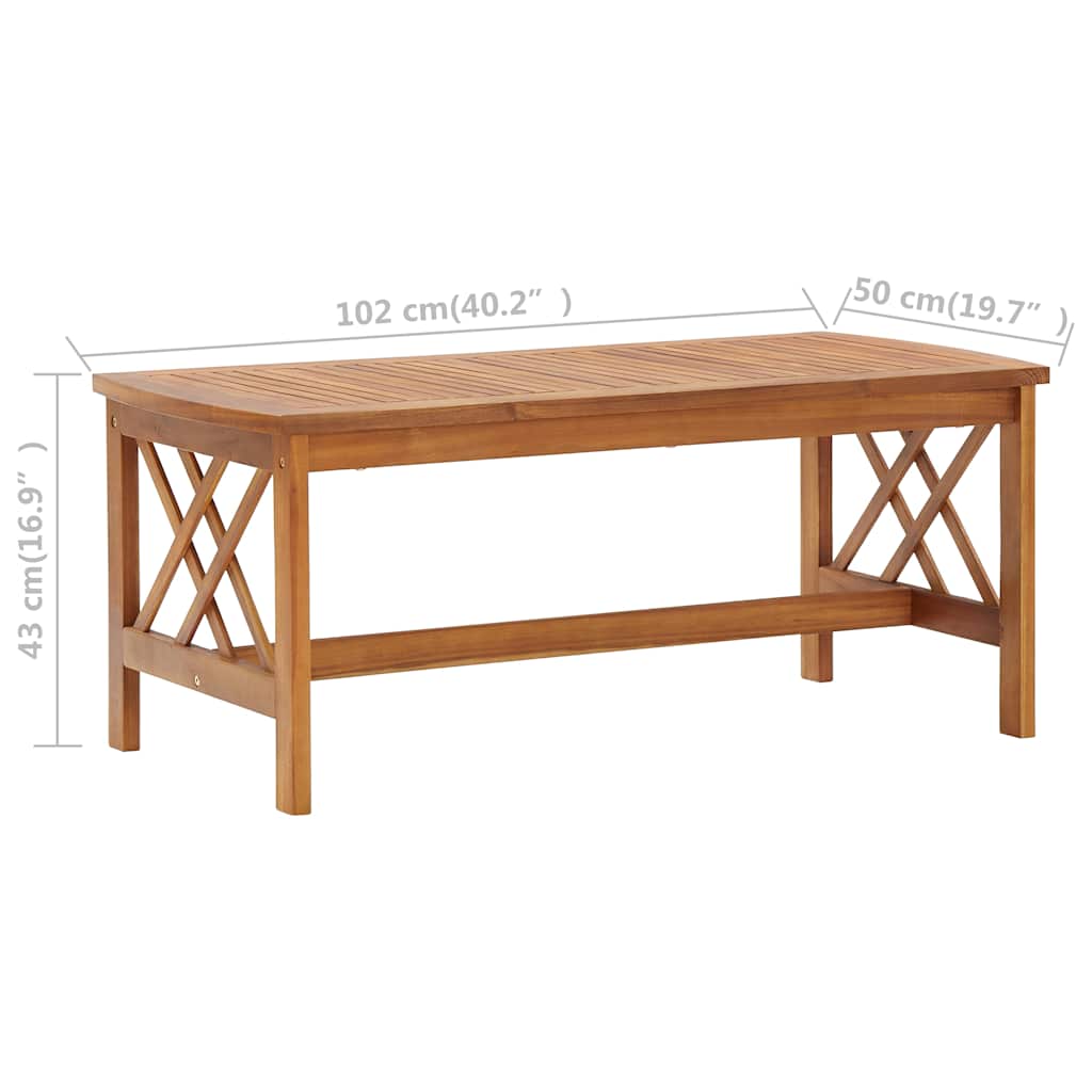 Set Divani da Giardino 3 pz con Cuscini in Massello di Acacia