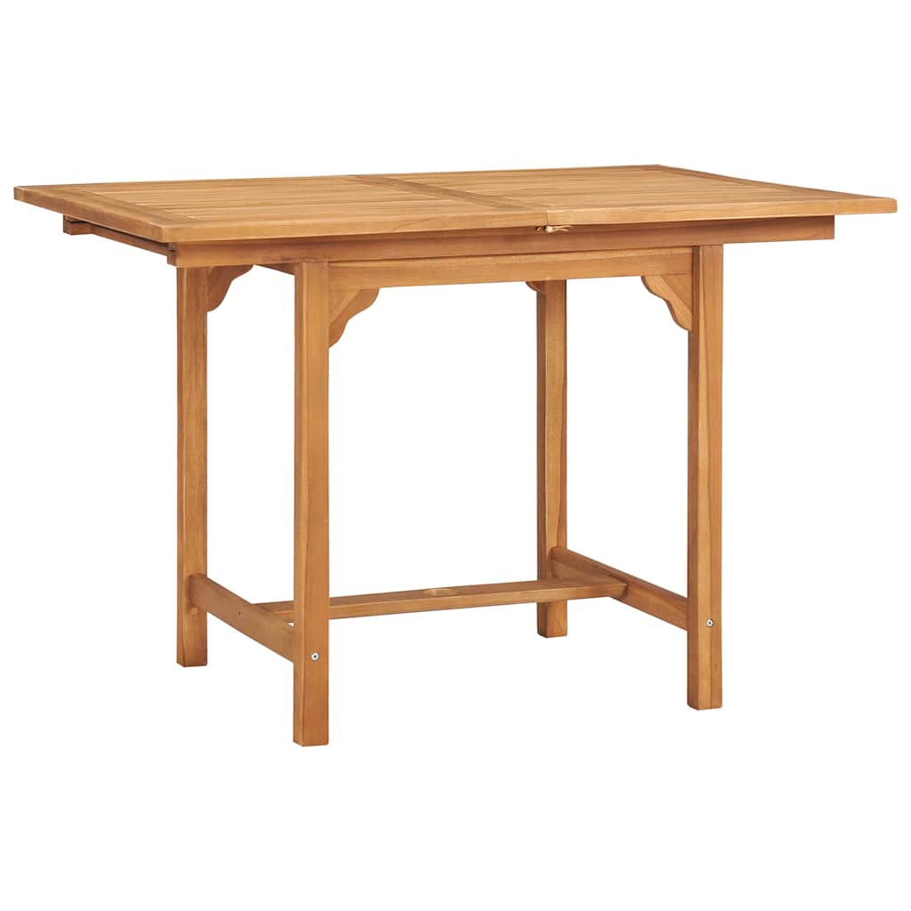 Set da Pranzo da Giardino 5 pz in Legno Massello di Teak