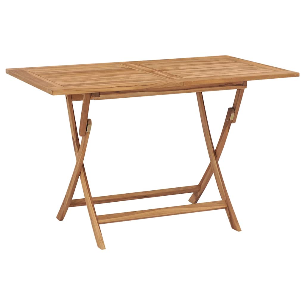 Set da Pranzo da Giardino 5 pz in Legno Massello di Teak