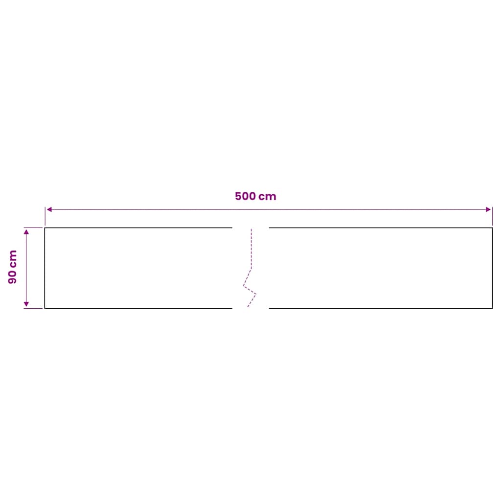 Pellicole Autoadesive per Mobili 2 pz Bianche 500x90 cm in PVC