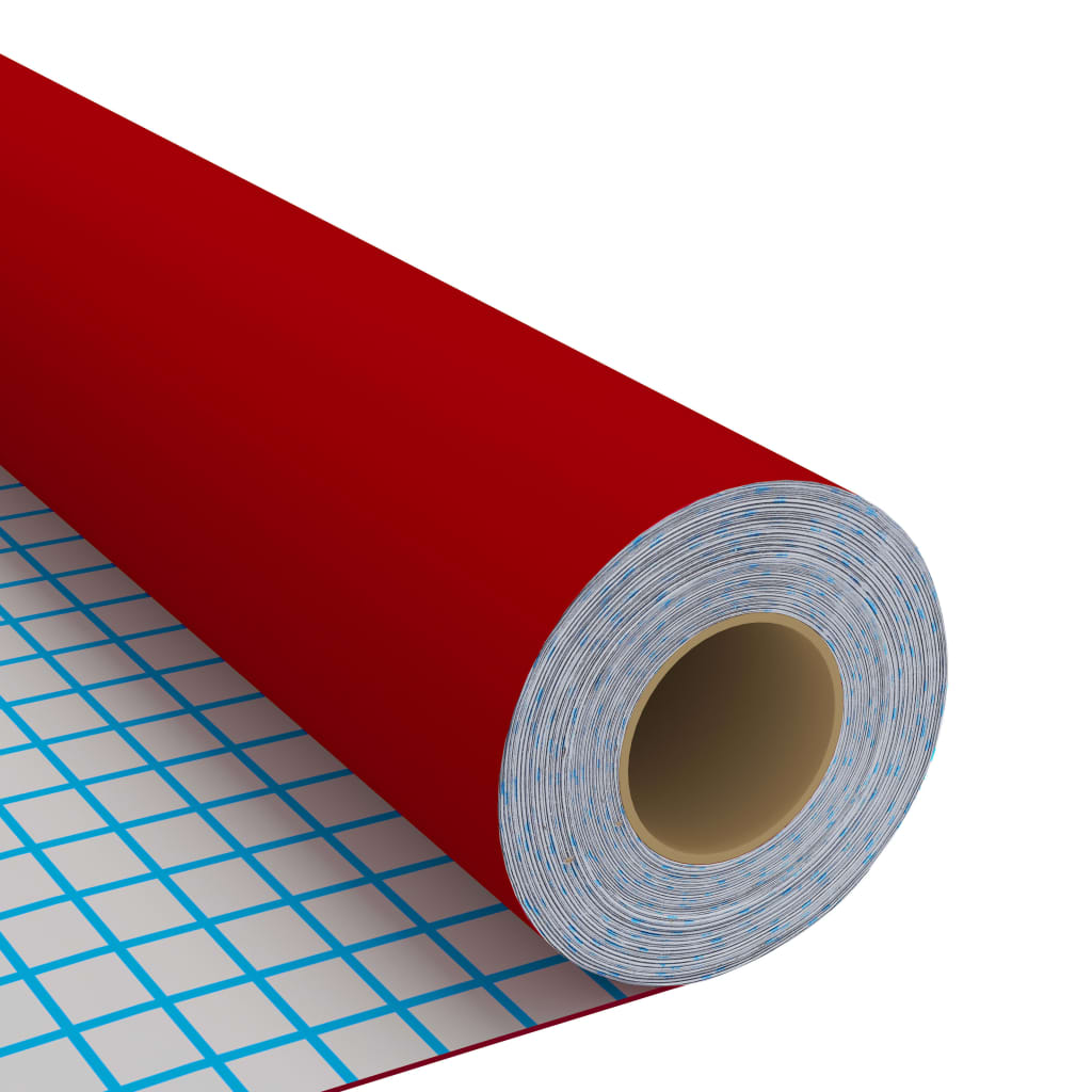 Pellicole Autoadesive per Mobili 2 pz Rosse 500x90 cm PVC