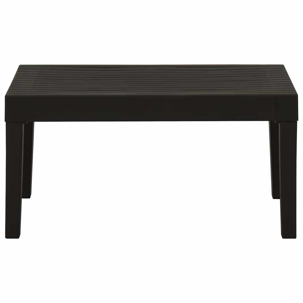 Set Divani da Giardino con Cuscini 6 pz in Plastica Grigio