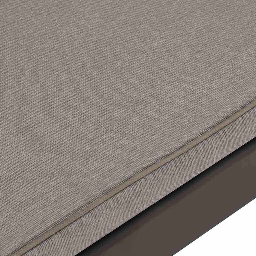 Set Divani da Giardino con Cuscini 6 pz in Plastica Grigio