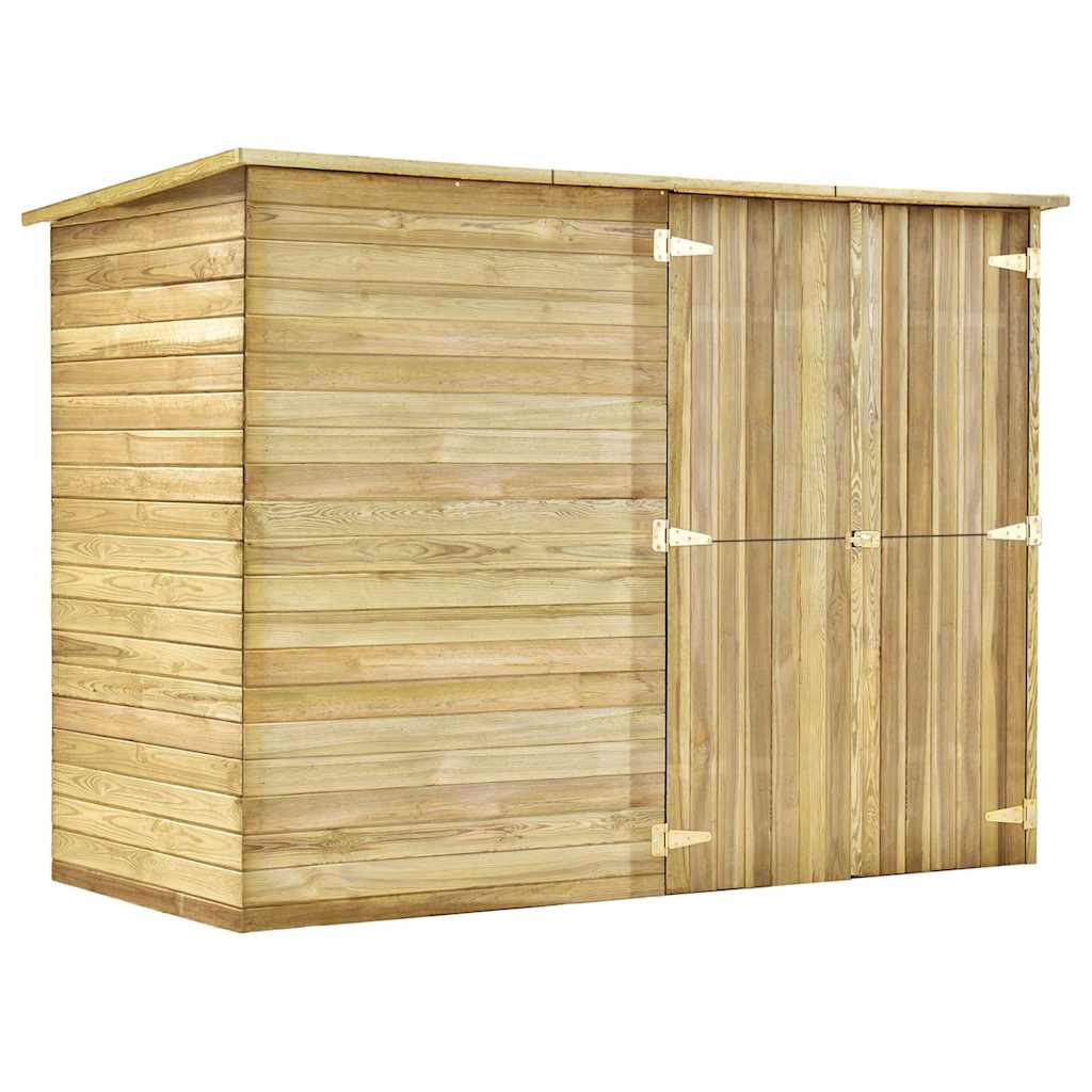 Capanno Giardino per Biciclette 232x110x170 cm Pino Impregnato