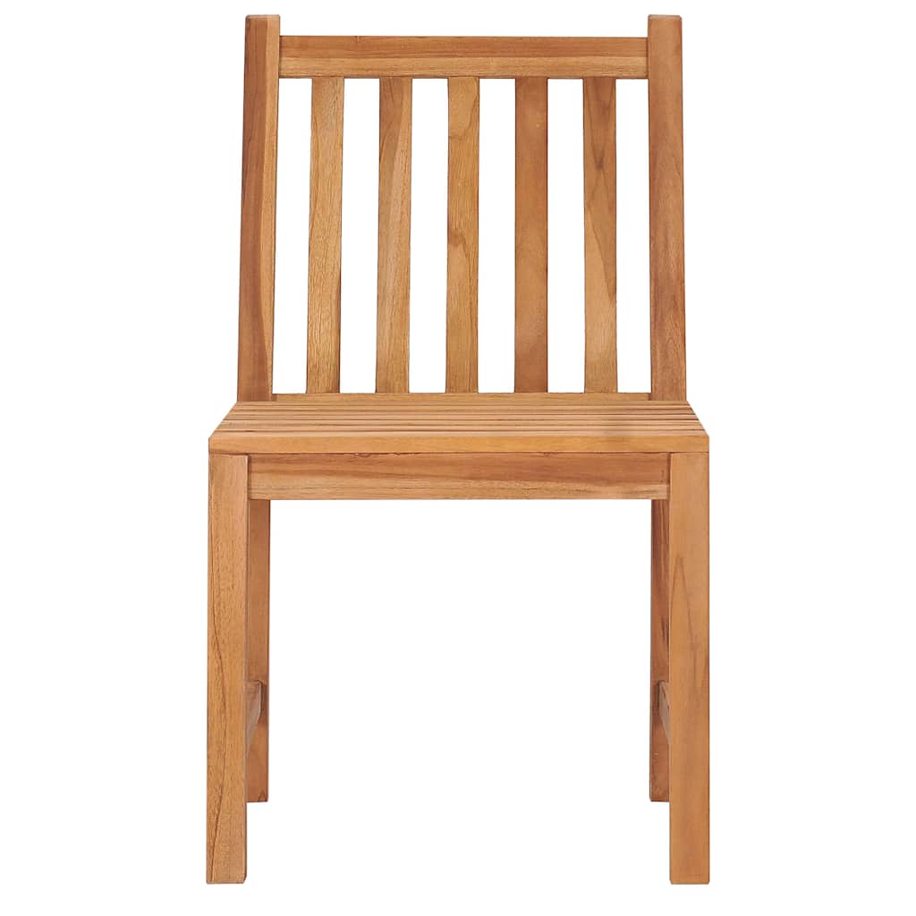 Set da pranzo da giardino 3 pz 80x80 cm Legno Massello di Teak
