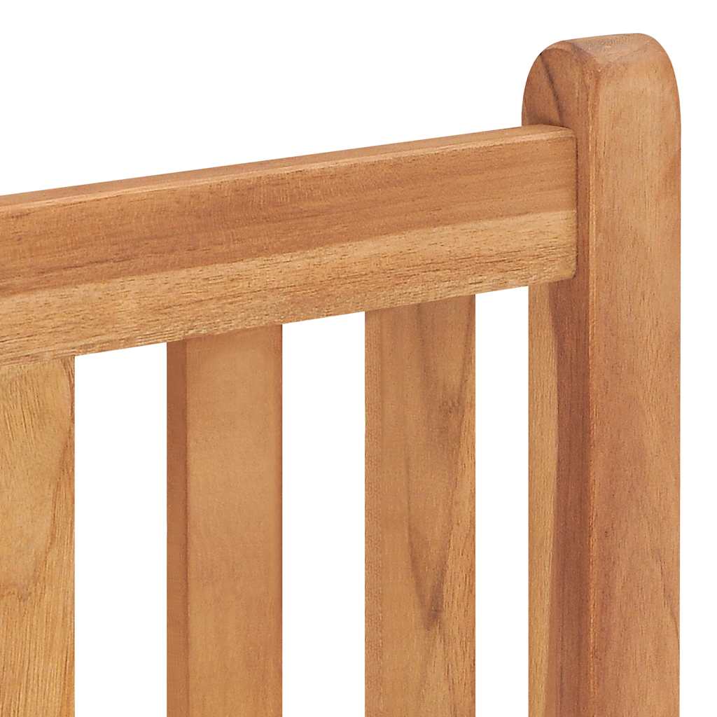 Set da pranzo da giardino 3 pz 80x80 cm Legno Massello di Teak