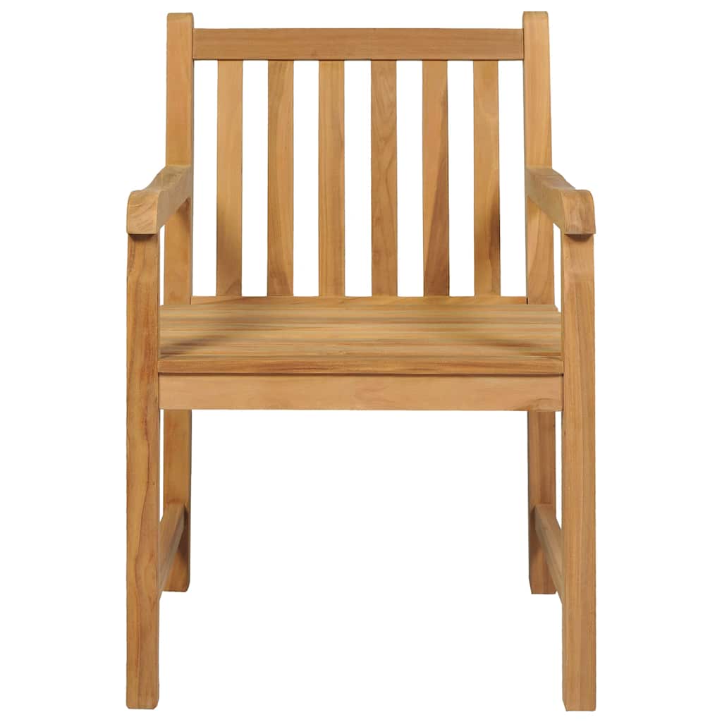 Set da pranzo da giardino 3 pz 80x80 cm Legno Massello di Teak
