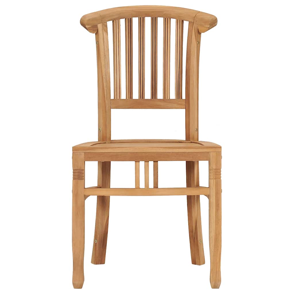 Set da Pranzo da Giardino 3 pz in Legno Massello di Teak
