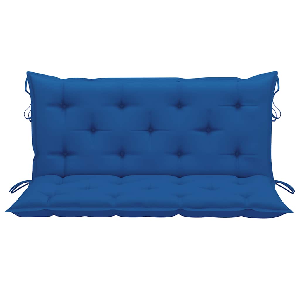 Dondolo con Cuscino Blu 170 cm Massello di Teak