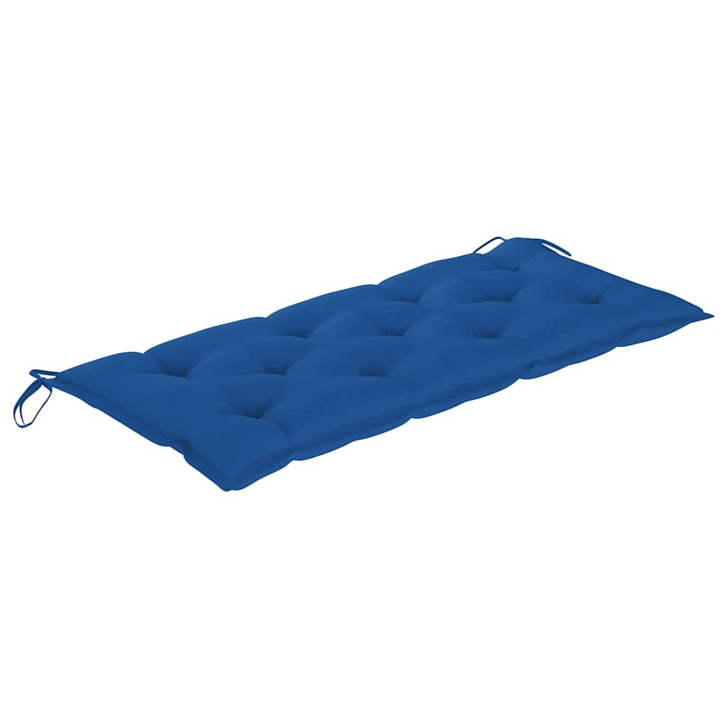 Dondolo con Cuscino Blu 170 cm Massello di Teak