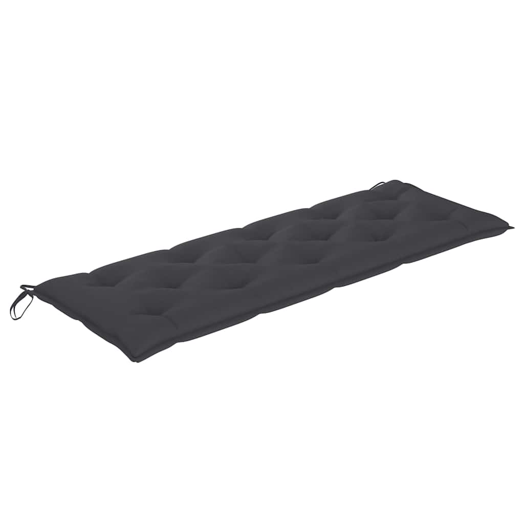 Panca da Giardino con Cuscino 150 cm in Legno Massello di Teak