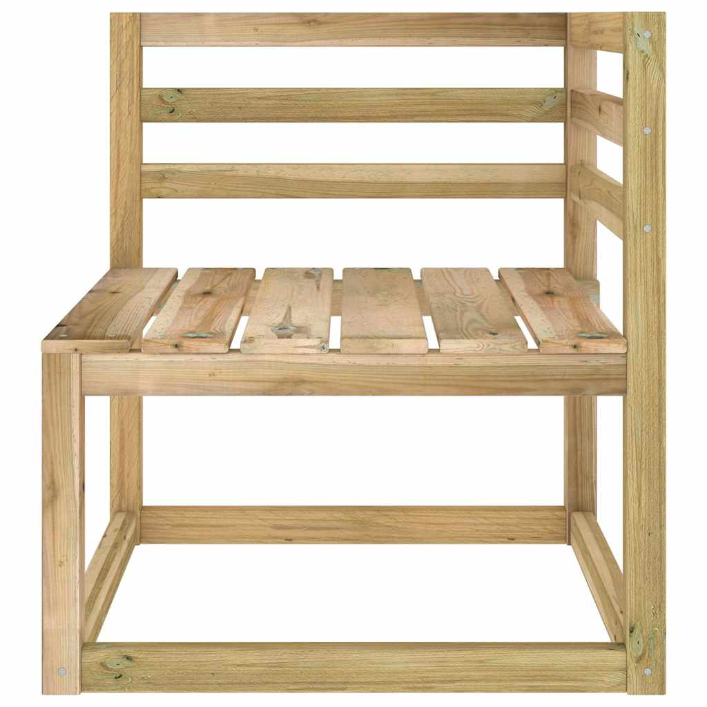 Set Salotto da Giardino 6 pz con Cuscini Grigi