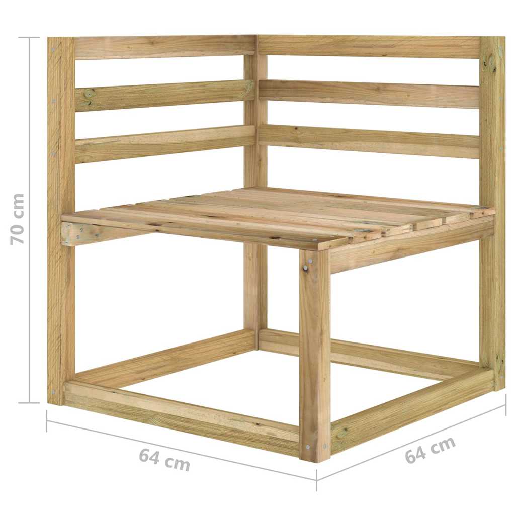 Set Divani da Giardino 6 pz con Cuscini Azzurri