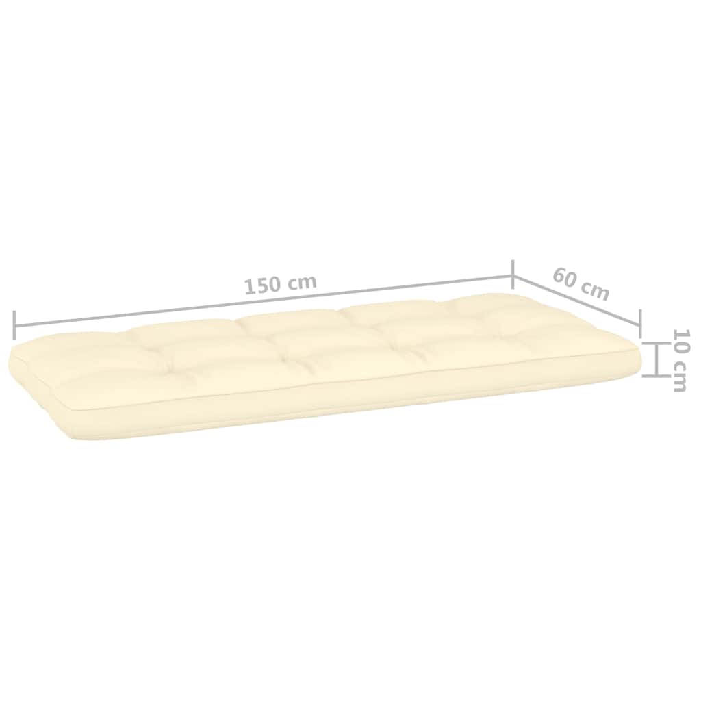 Set Divani da Giardino 2 pz con Cuscini Legno Pino Impregnato