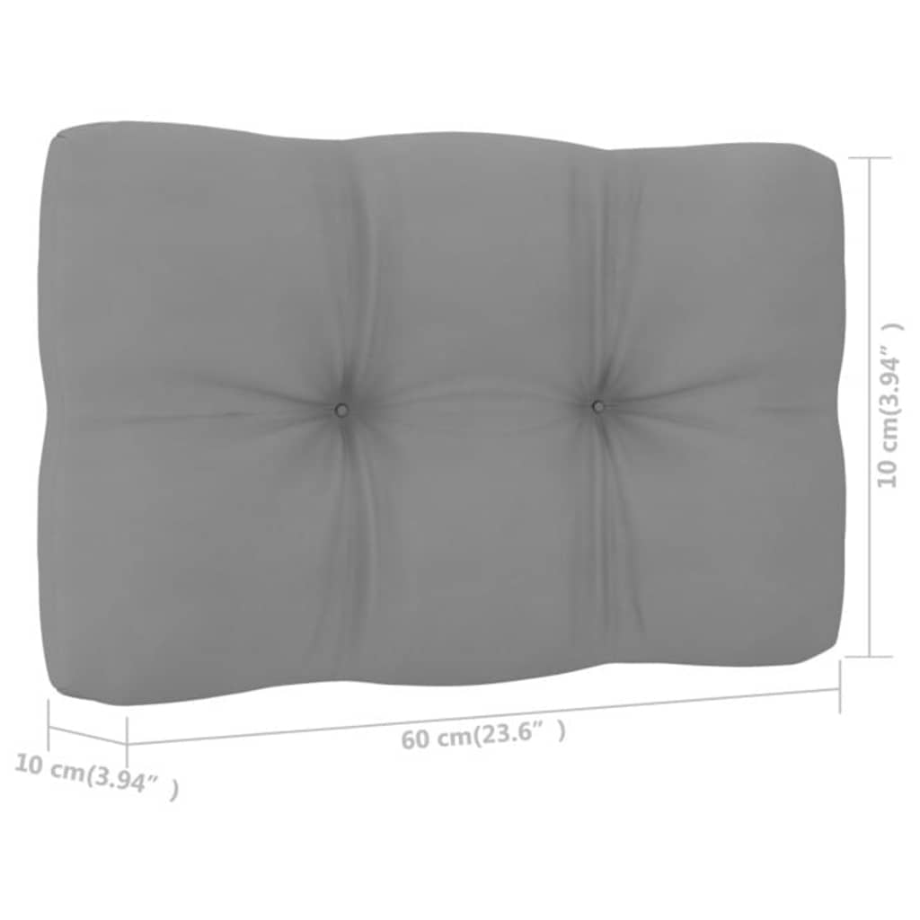 Set Divani da Giardino 3 pz con Cuscini Legno Pino Impregnato