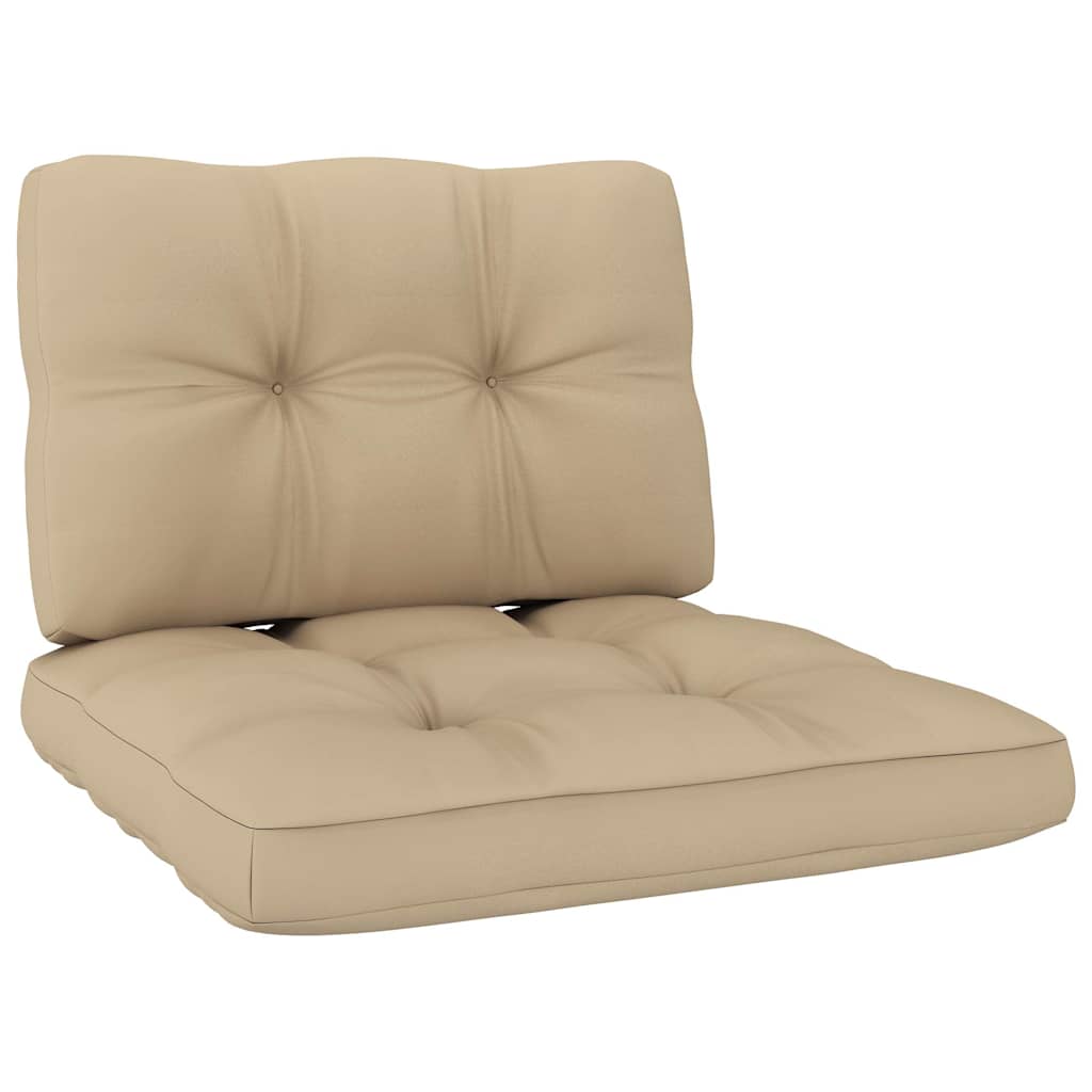 Set Divani da Giardino 3 pz con Cuscini Legno Pino Impregnato