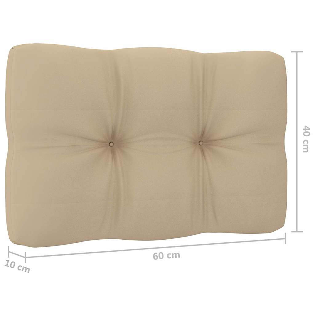 Set Divani da Giardino 3 pz con Cuscini Legno Pino Impregnato