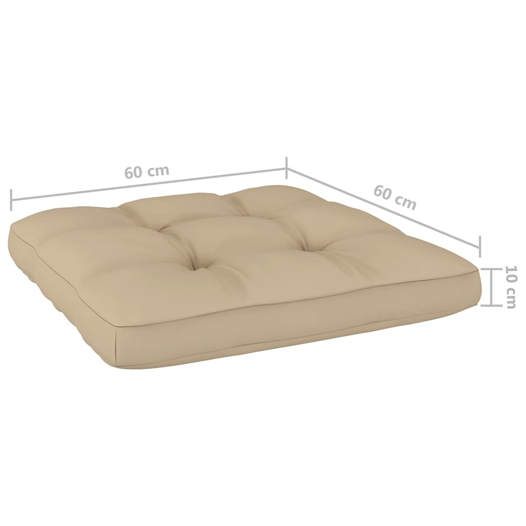 Set Divani da Giardino 3 pz con Cuscini Legno Pino Impregnato