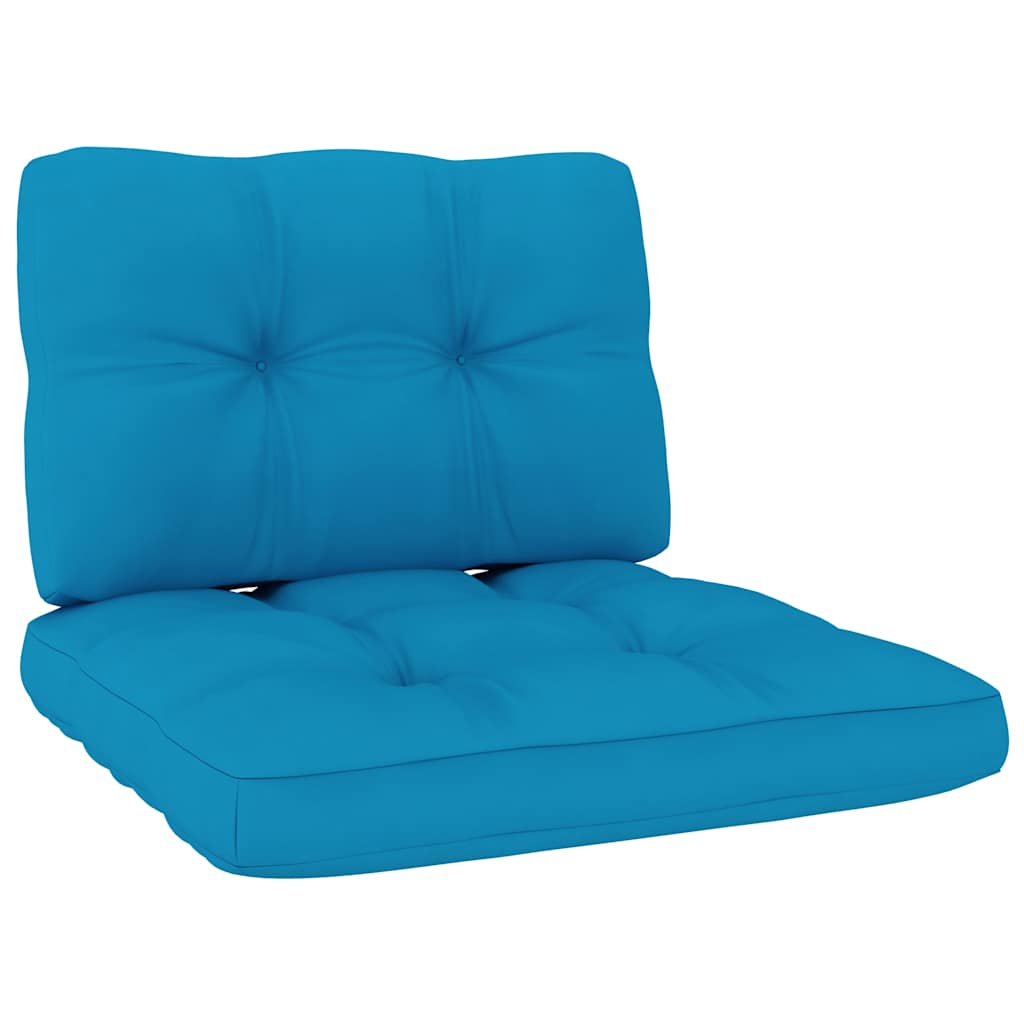 Set Divani da Giardino 3 pz con Cuscini Legno Pino Impregnato
