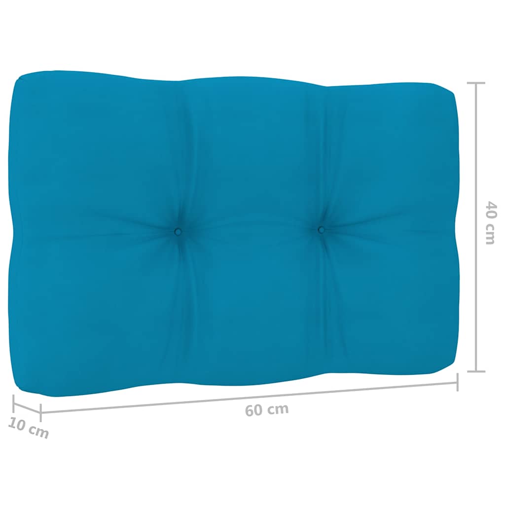 Set Divani da Giardino 3 pz con Cuscini Legno Pino Impregnato