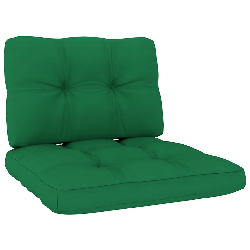Set Divani da Giardino 3 pz con Cuscini Legno Pino Impregnato