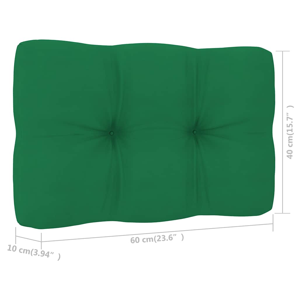 Set Divani da Giardino 3 pz con Cuscini Legno Pino Impregnato