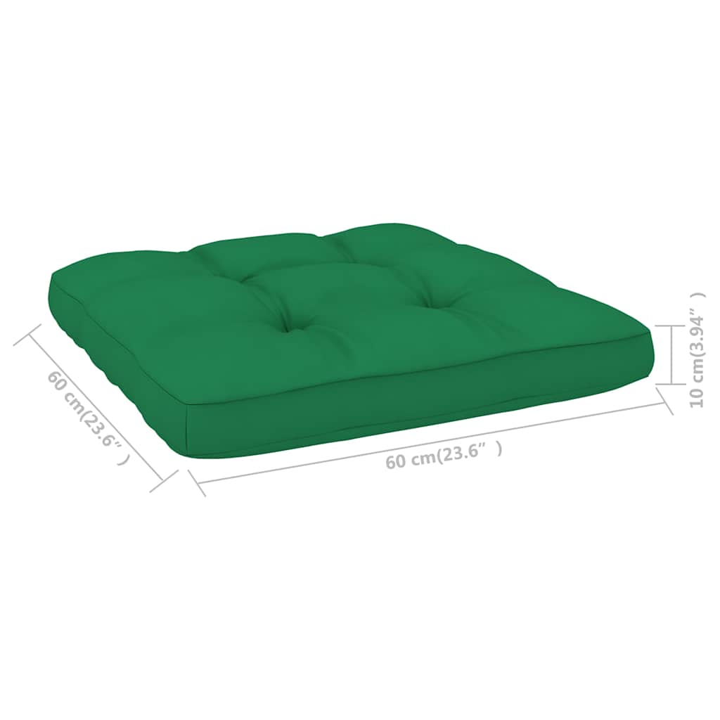 Set Divani da Giardino 3 pz con Cuscini Legno Pino Impregnato