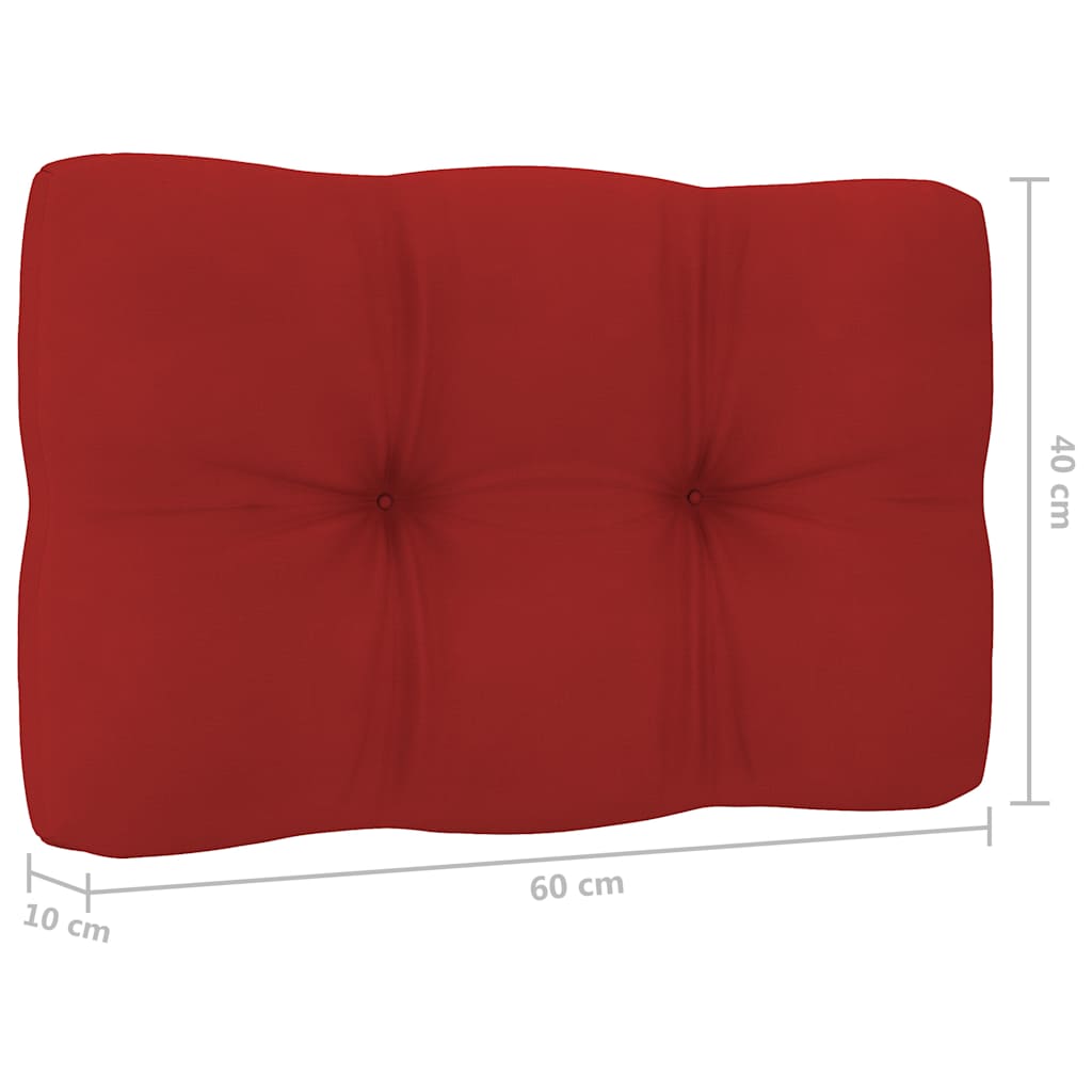 Set Divani da Giardino 3 pz con Cuscini Legno Pino Impregnato