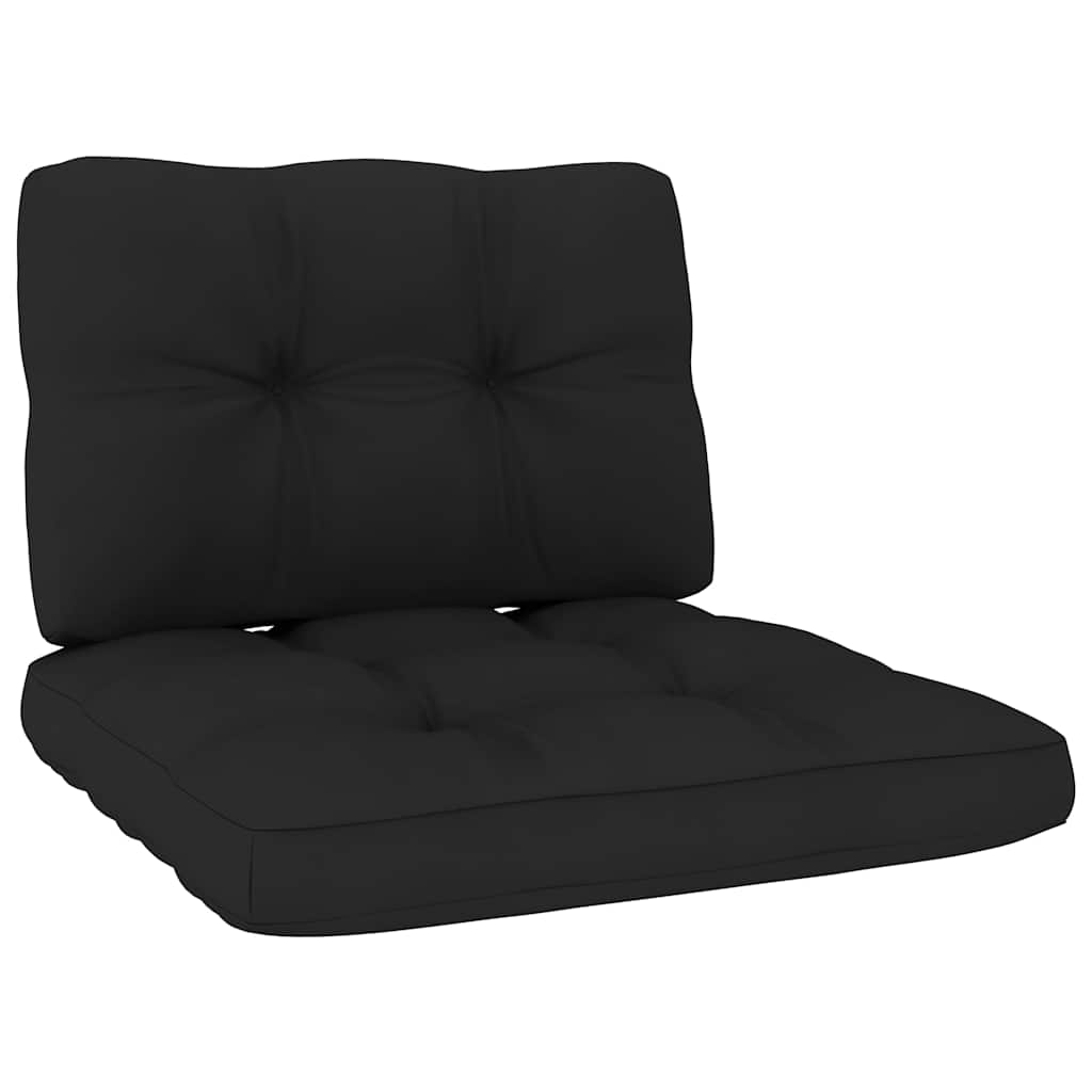 Set Divani da Giardino 3 pz con Cuscini Legno Pino Impregnato