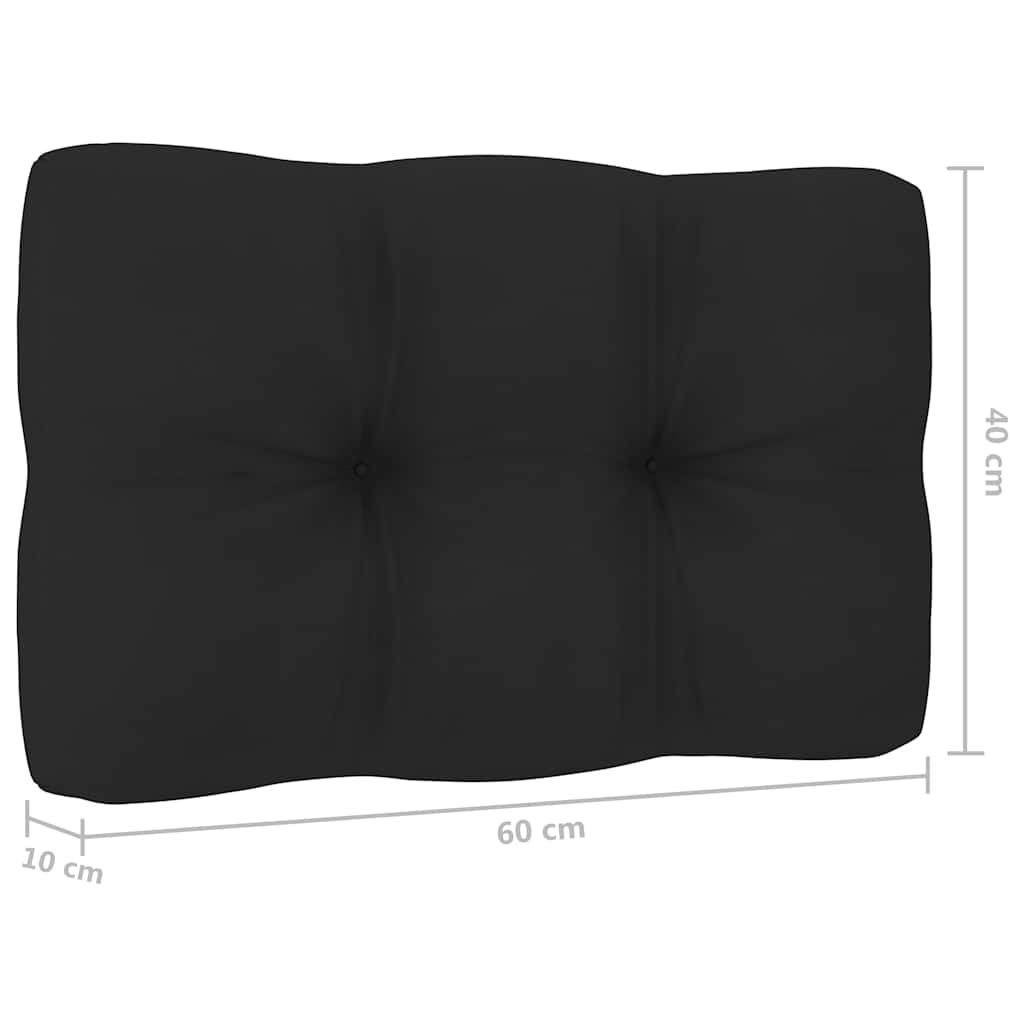 Set Divani da Giardino 3 pz con Cuscini Legno Pino Impregnato