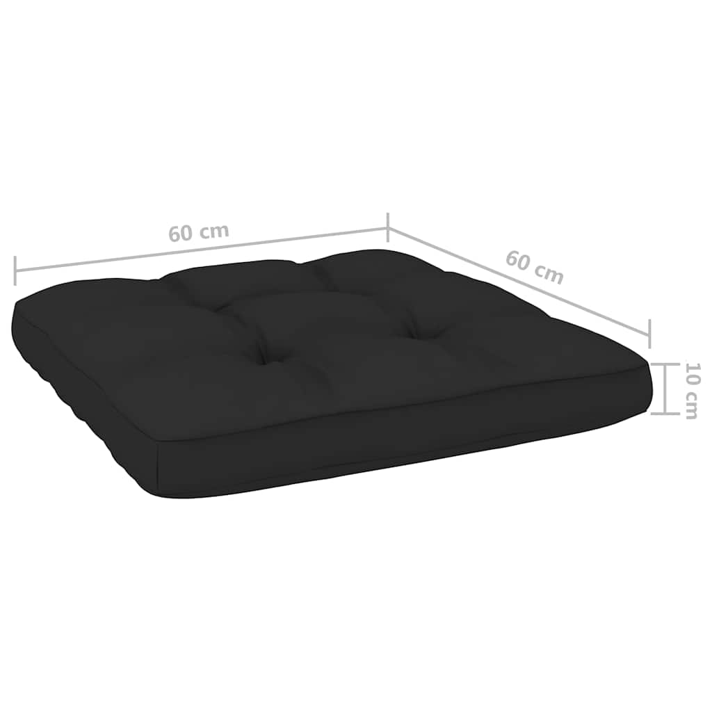 Set Divani da Giardino 3 pz con Cuscini Legno Pino Impregnato