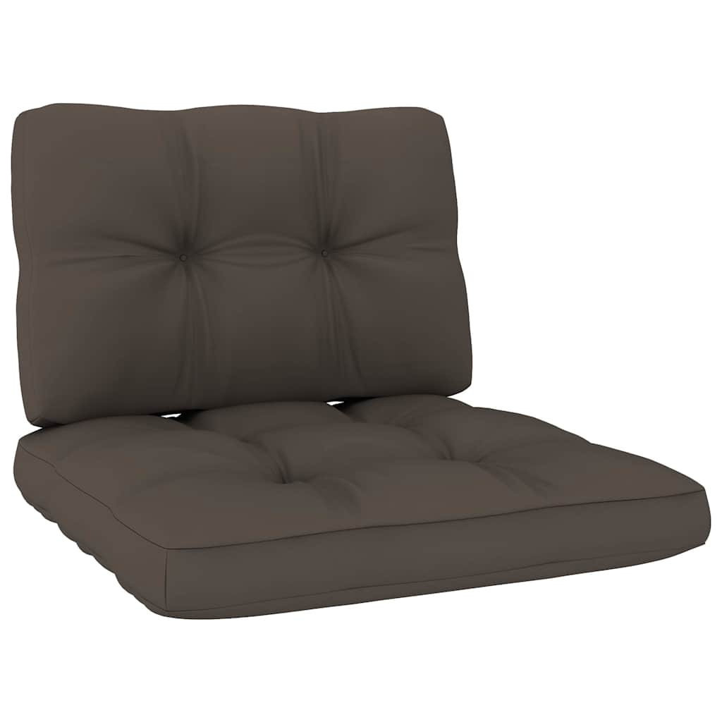 Set Divani da Giardino 3 pz con Cuscini Legno Pino Impregnato