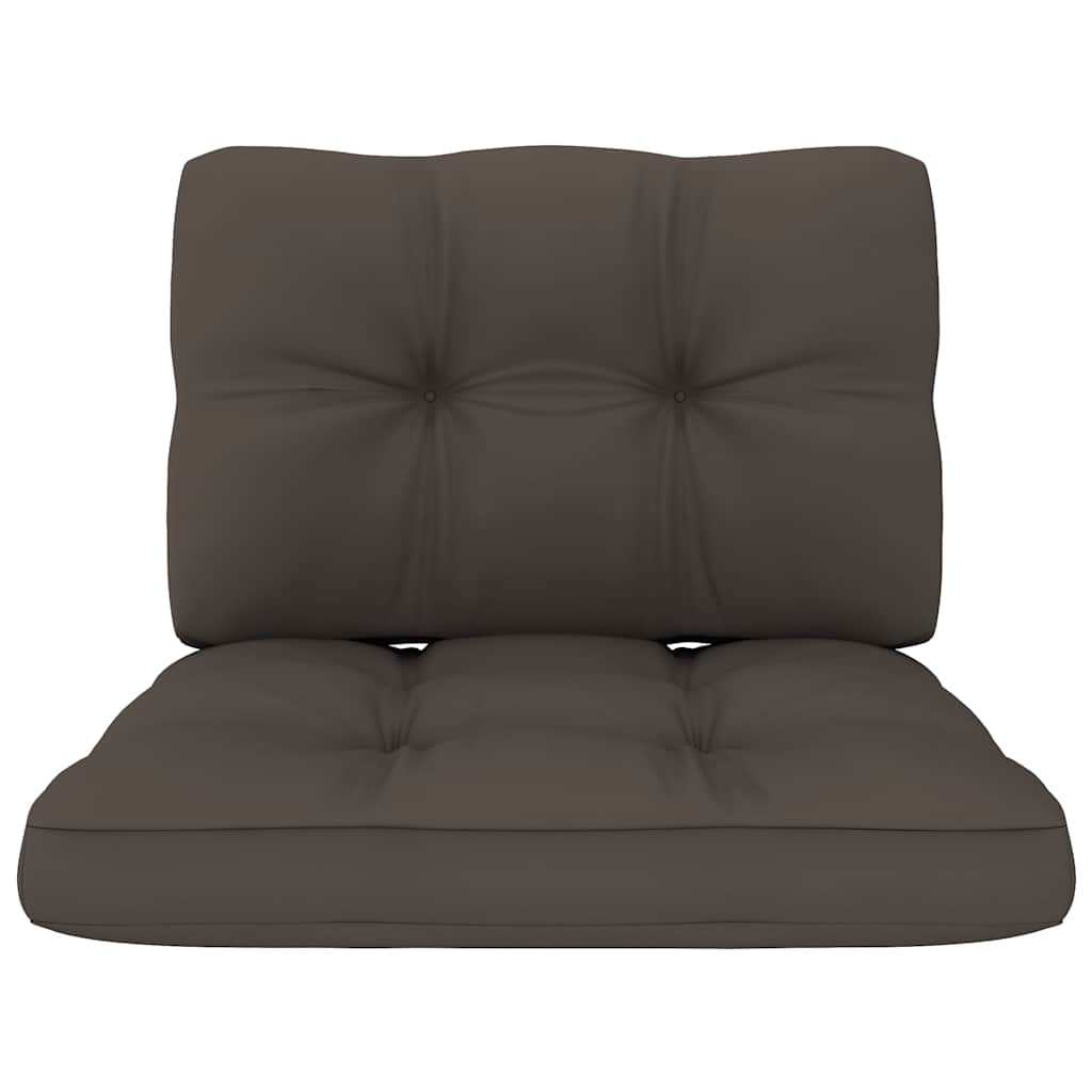 Set Divani da Giardino 3 pz con Cuscini Legno Pino Impregnato