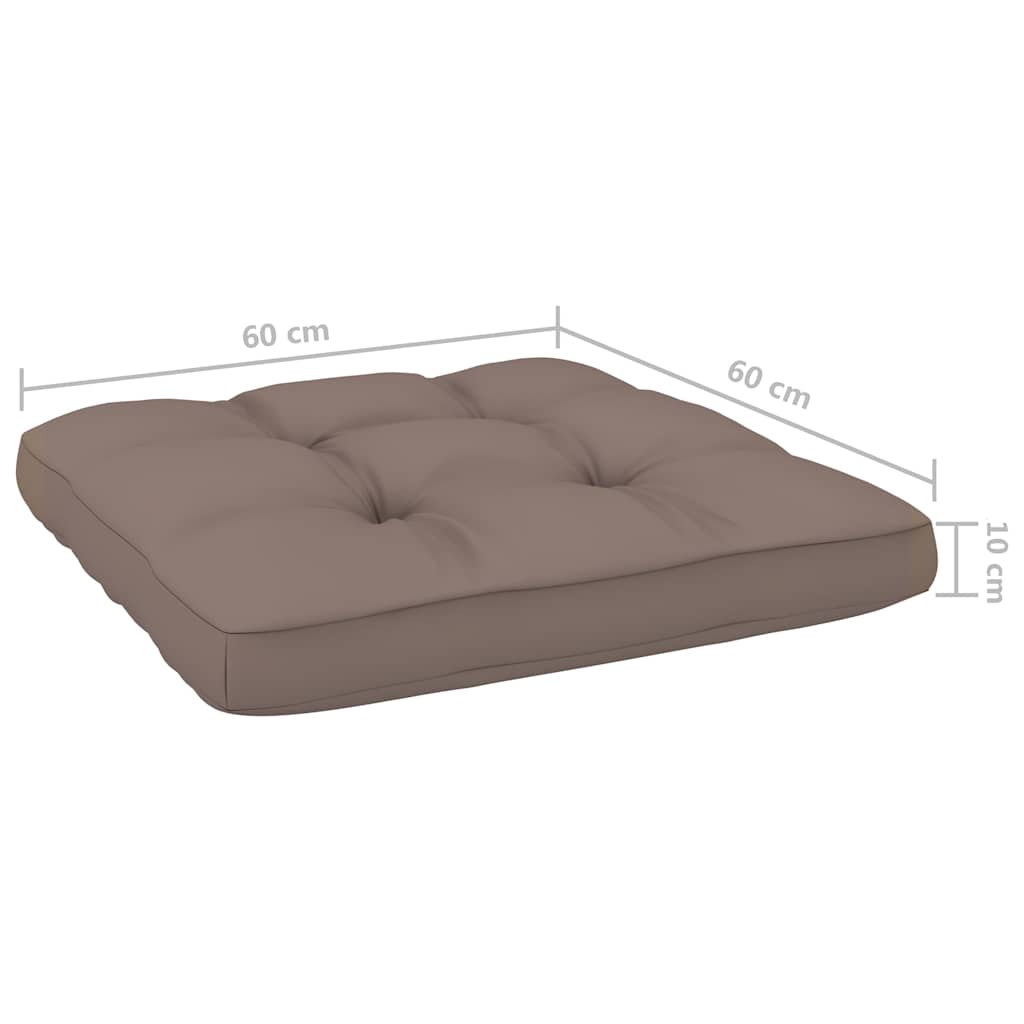 Set Divani da Giardino 3 pz con Cuscini Legno Pino Impregnato