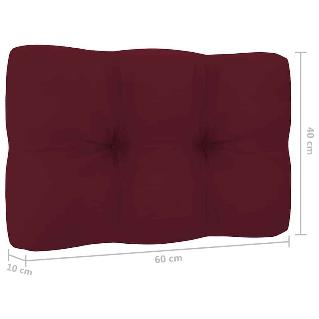 Set Divani da Giardino 3 pz con Cuscini Legno Pino Impregnato