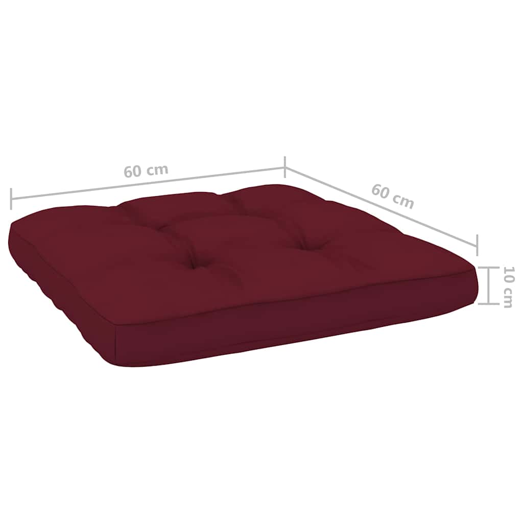 Set Divani da Giardino 3 pz con Cuscini Legno Pino Impregnato
