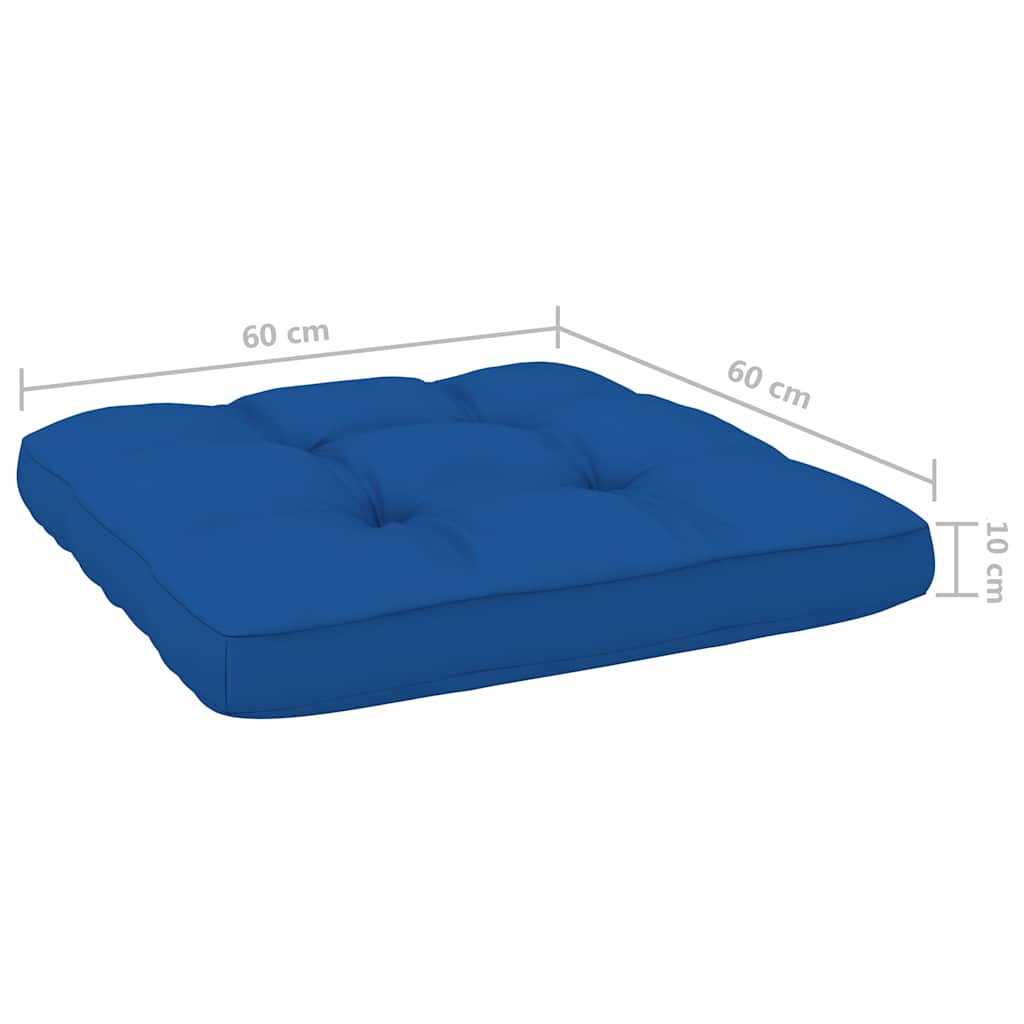 Set Divani da Giardino 3 pz con Cuscini Legno Pino Impregnato