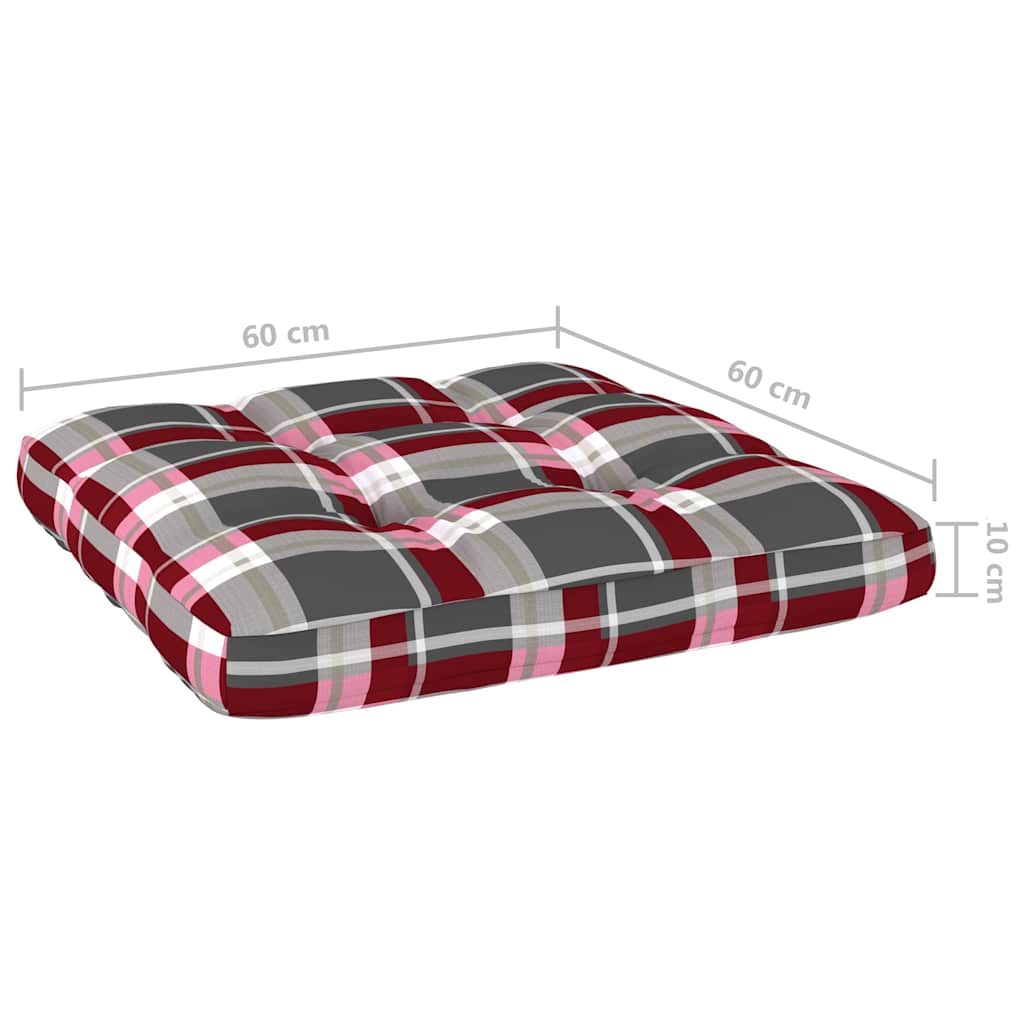 Set Divani da Giardino 3 pz con Cuscini Legno Pino Impregnato