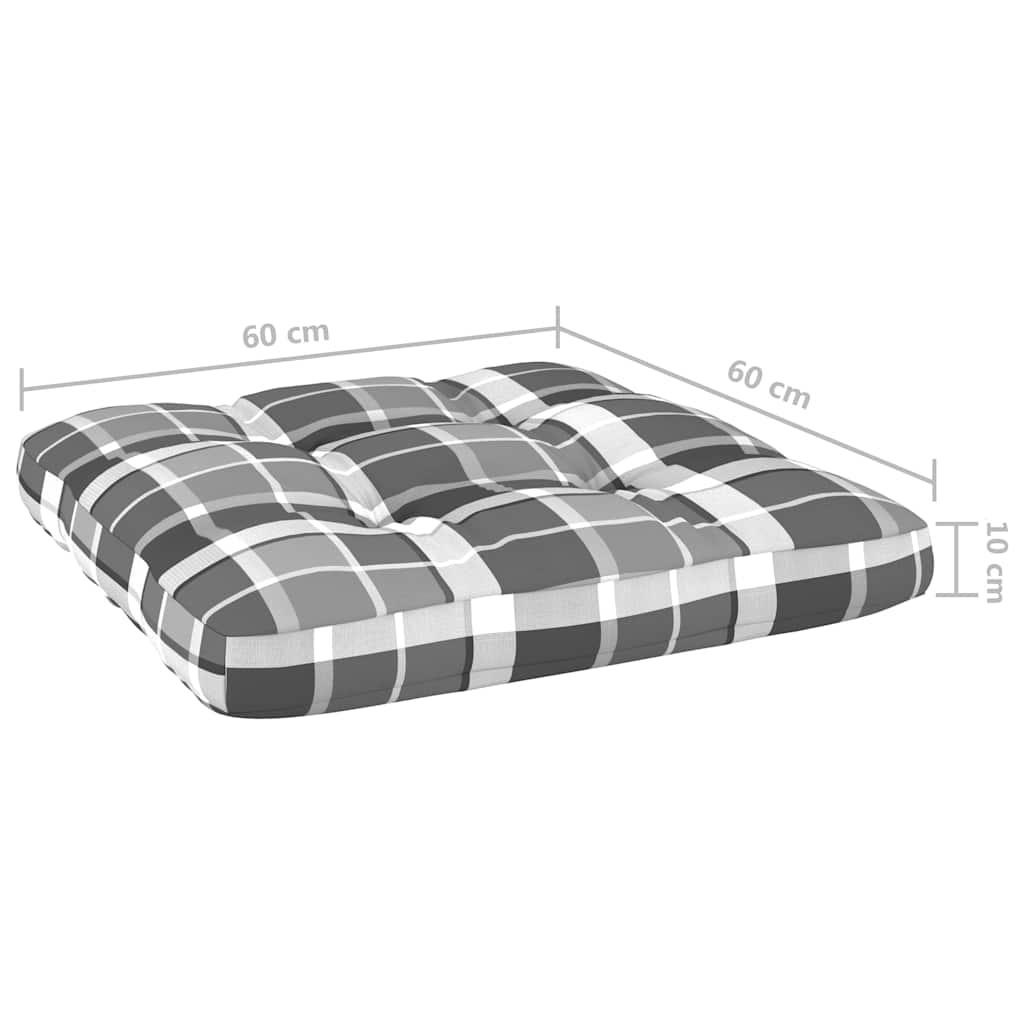 Set Divani da Giardino 3 pz con Cuscini Legno Pino Impregnato