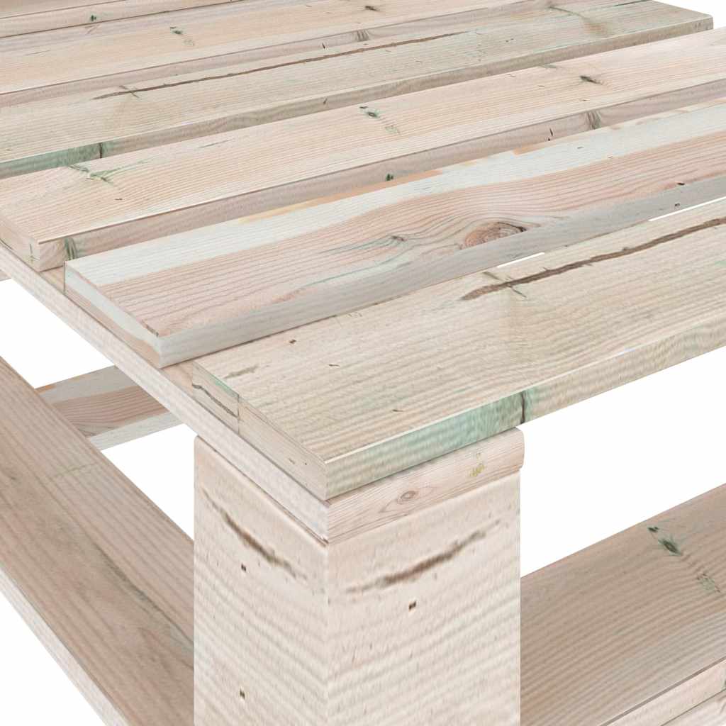 Set Divani da Giardino su Pallet 7 pz in Legno di Pino