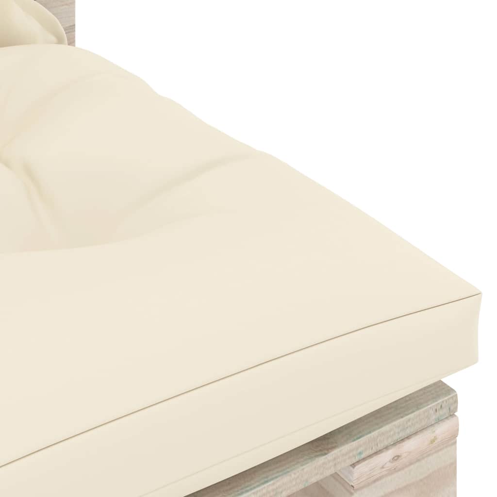 Set Salotto Giardino su Pallet Cuscini 5 pz in Legno di Pino