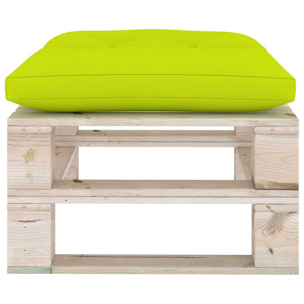 Set Salotto Giardino su Pallet Cuscini 5 pz in Legno di Pino
