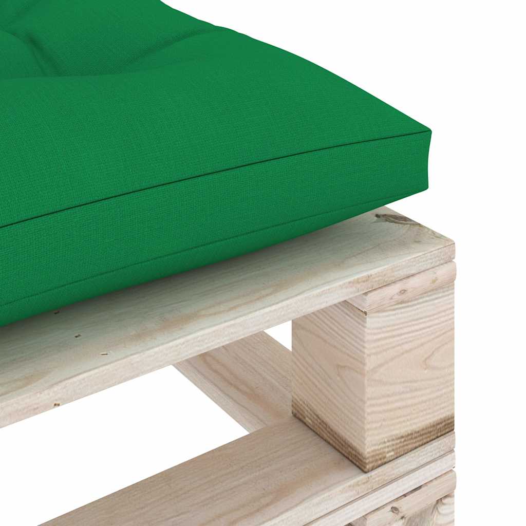 Set Salotto Giardino su Pallet Cuscini 5 pz in Legno di Pino
