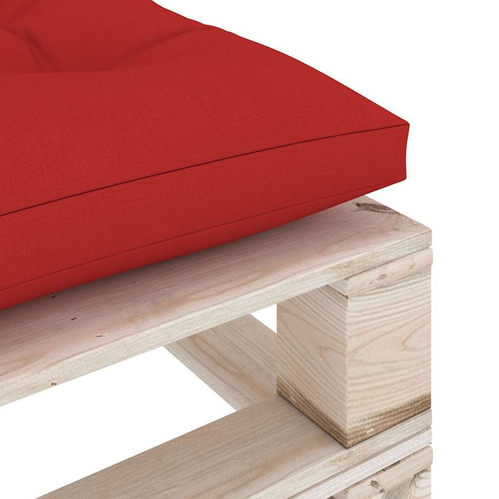 Set Salotto Giardino su Pallet Cuscini 5 pz in Legno di Pino