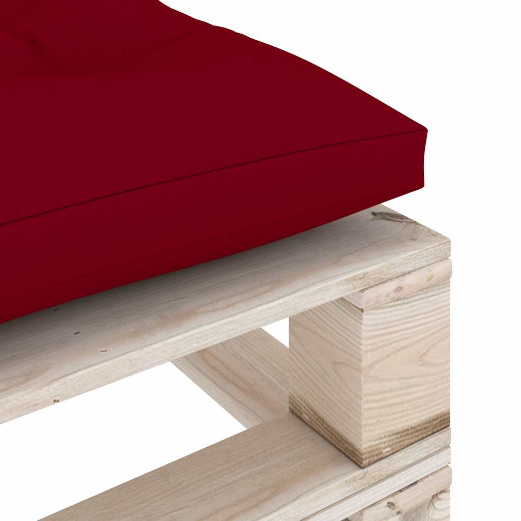 Set Salotto Giardino su Pallet Cuscini 5 pz in Legno di Pino