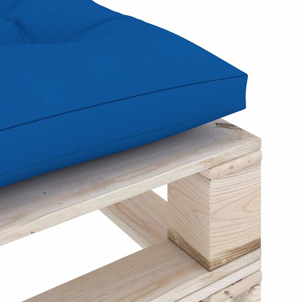 Set Salotto Giardino su Pallet Cuscini 5 pz in Legno di Pino