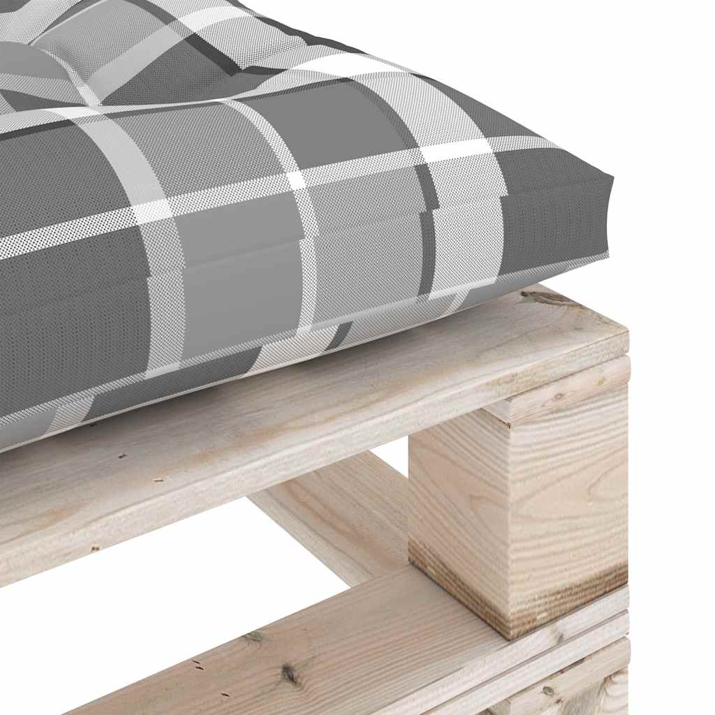 Set Salotto Giardino su Pallet Cuscini 5 pz in Legno di Pino