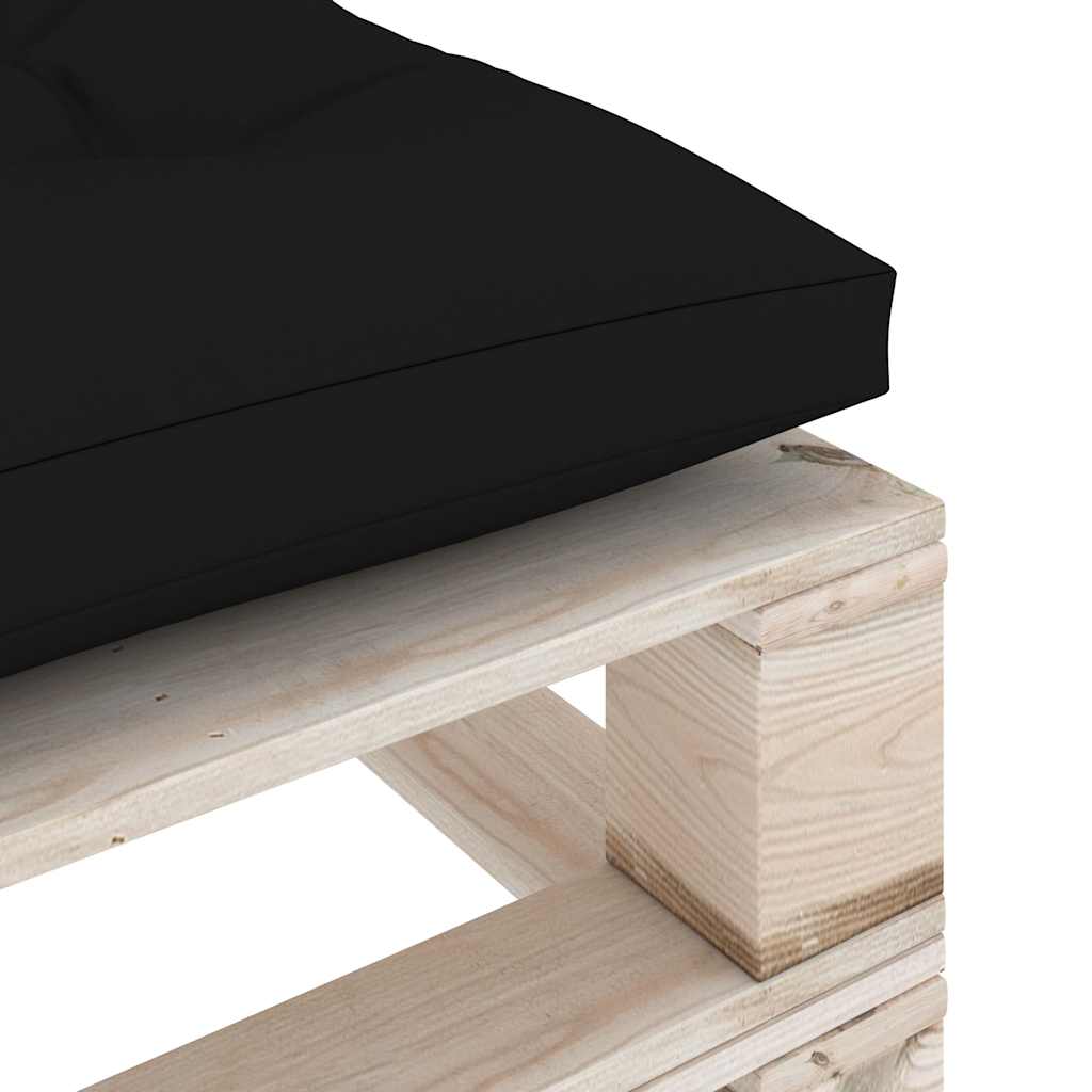 Set Salotto Giardino su Pallet Cuscini 6 pz in Legno di Pino